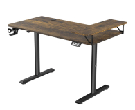 Ultradesk HIGHLANDER Elektryczna regulacja Brązowe - 1295842 - zdjęcie 5